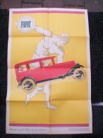 POSTER - Fiat,con Sul Retro Tutte Le Auto Italiane Dell'epoca Con Prezzi QUATTRORUOTE - Otros & Sin Clasificación