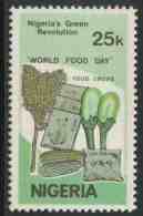 Nigeria 1981 Mi 386 ** Food Crops –“Green Revolution” - World Food Day / Welternährungstag - Contra El Hambre