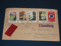 Brief Cover DDR Deutschland 1960 Eilsendung Express Zittau - Hinterzarten Schwarzwald Wald Holz Forrest Tree Baum - Cartas & Documentos