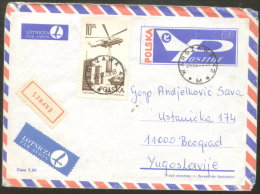 POLAND AIR MAIL COVER 2001 - Aviones