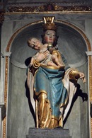 VAEsiz03 - SIZUN - Enclos Paroissial - Statue De " La Vierge à L'Enfant" - Sizun