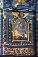 VAEsiz04 - SIZUN - Enclos Paroissial - Bas-Relief Dans L'Eglise :  " La Vierge à L'Enfant" - Sizun