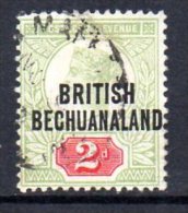 Bechuanaland British QV 1891 Overprint On GB 2d Green & Carmine, Fine Used (BA2) - 1885-1895 Colonie Britannique