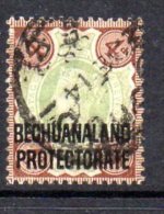 Bechuanaland Protectorate QV 1897 Overprint On GB 4d Green & Brown, Used (BA2) - 1885-1964 Protectoraat Van Bechuanaland
