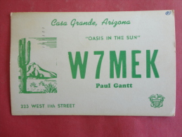 Casa Grande,AZ--Oasis In The Sun--cancel 1949--PJ 128 - Autres & Non Classés