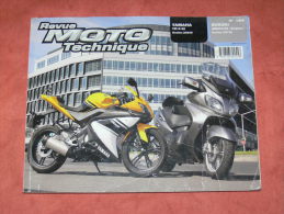 REVUE MOTO TECHNIQUE ETAI  YAMAHA YZF R 125 / SUZUKI AN 650/ A /AZ BURMAN MODELE 2007 / 09 - Motorfietsen