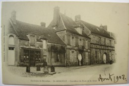 78 : St-Arnoult - Carrefour Du Puits De La Grue - Animée : Petite Animation - Type Précurseur - Environs De Dourdan - St. Arnoult En Yvelines