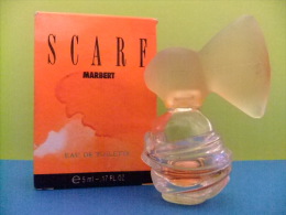 MINIATURE  EAU DE TOILETTE  - SCARF - MARBERT - ITALIA -- 0.17 Fl Oz  4 Ml  -  ECHANTILLON DE COLLECTION - Miniatures Womens' Fragrances (in Box)