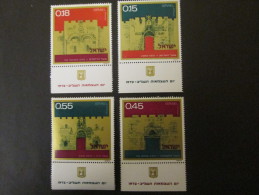 ISRAEL 197224TH INDEPENDANCE DAY MINT TAB  STAMP - Unused Stamps (with Tabs)