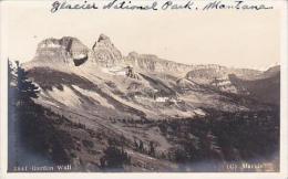 Montana Glacier National Park Garden Wall Real Photo RPPC - Otros & Sin Clasificación