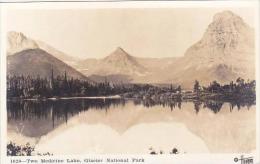 Montana Glacier National Park Two Medicine Lake Real Photo RPPC - Autres & Non Classés