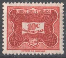 Afrique Equatoriale Francaise - A.E.F. - AEF - N° YT Taxe 12 Neuf **. - Nuovi