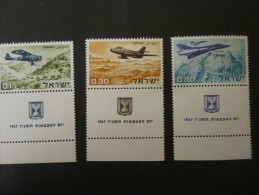 ISRAEL 1967 19TH INDEPENDANCE DAY MINT TAB  STAMP - Unused Stamps (with Tabs)