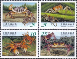 2010 Crab Marine Life Fish Coastal Wildlife Taiwan Stamp MNH - Other & Unclassified