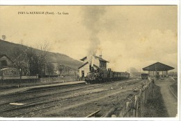 Carte Postale Ancienne Ivry La Bataille - La Gare - Chemin De Fer - Ivry-la-Bataille