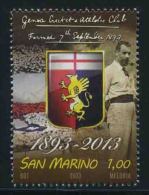 2013 San Marino, Genoa Football Club , Serie Completa Nuova (**) - Unused Stamps