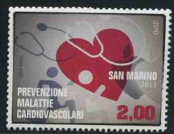 2013 San Marino, Malattie Cardiovascolari, Serie Completa Nuova (**) - Unused Stamps