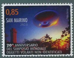 2013 San Marino, Simposio U.F.O., Serie Completa Nuova (**) - Unused Stamps