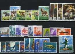 1966 San Marino, Annata Completa , Serie Complete Nuove (**) - Used Stamps