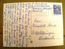 2 Scans, Post Card Sent From Austria, Special Cancel Klagenfurt Bad Hall - Brieven En Documenten