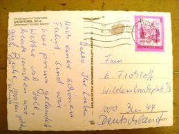 2 Scans, Post Card Sent From Austria, Kundl - Briefe U. Dokumente