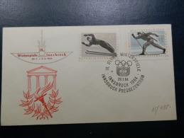 35/435    FDC.           AUTRICHE - Ski Náutico