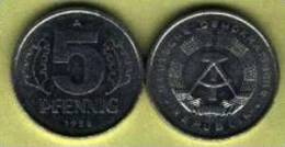 "DDR" - 5 Pfennig Von 1981 (A) - Gebraucht/used - 5 Pfennig