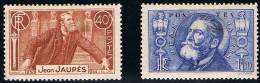 France Yvert N° 318/19 * - Unused Stamps