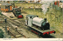 LLANGOLLEN  RAILWAY  CPM ANIMEE AVEC TRAINS - Caernarvonshire