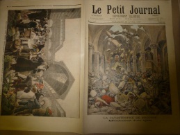 25-4-1897 LE PETIT JOURNAL : La Catastrophe De Brousse; Gravure Couleurs(Les Insectes Nuisibles);La Soupe Aux Halles Des - Le Petit Journal