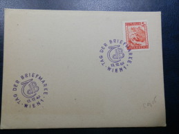 35/488  CP  1947  OBL. - Covers & Documents