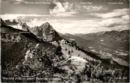 AK Kreuzeck Gg Zugspitze Und Grainau, Ung - Zugspitze