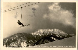 AK Schwebelift Bei Hindelang Mit Iseler, Allgäu, Gel 1959 - Hindelang