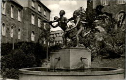 AK Pforzheim, Dreitälerbrunnen, Gel 1959 - Pforzheim