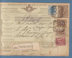 1897 - Bollettino Pacchi Per L'Argentina - Paketmarken