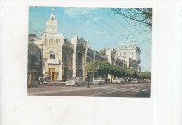 ZS38985 The Building Of The Executive Committee Of The Kishinev City Soviet Of People S Deputies  Car Voiture   2 Scans - Moldawien (Moldova)