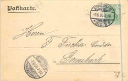 67 STRASSBURG - CARTE DE CORRESPONDANCE - De 1905 - Other & Unclassified