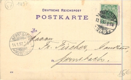 67 STRASSBURG - CARTE DE CORRESPONDANCE - De 1897 - Other & Unclassified