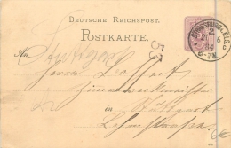 67 STRASSBURG - CARTE DE CORRESPONDANCE - De 1884 - Autres & Non Classés