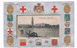 IT1608    VENEZIA : Saluti Di ( Relief Card) - Venezia (Venice)