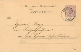 67 ERSTEIN - CARTE DE CORRESPONDANCE - De 1889 - Other & Unclassified