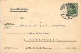 67 WASSELNHEIM - CARTE DE CORRESPONDANCE - De 1915 - Ohne Zuordnung