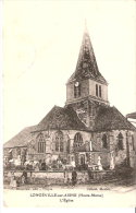 Longéville-sur-Aisnes (La Laines-Montier-en-Der-Haute Marne)+/-1910-Eglise St Martin Et Le Cimetière-Animée-Vélo - Montier-en-Der