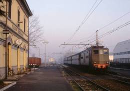 57 FS Treni E 424.001 Parona Lomellina (PV) Tpaívo Rairoad Trein Railways Zug Treno Steam Chemin De Fer Breda - Treni