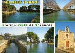 CPM  Salleles D'aude    Canal Du Midi Ecluse Du Gailhousty - Salleles D'Aude