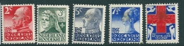 Netherlands 1927 SG 354a-58 MM* - Unused Stamps