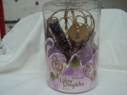 LOLITA LEMPICKA MINI "" L´AMOUR EN CAGE"" 2004  2 MINIS VOIR & LIRE !! - Miniatures Womens' Fragrances (in Box)