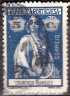 Lourenço Marques -1914,   Ceres.   5 C.  Pap. Porc.   (o)   MUNDIFIL  Nº 123 - Lourenco Marques