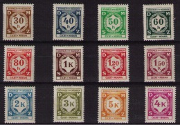 BOHEMIA & MORAVIA    TIMBRE SERVICE - Unused Stamps