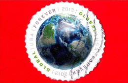 U.S. - USA - STATI UNITI - USATO - 2013 - Global Forever -  Continenti - Used Stamps